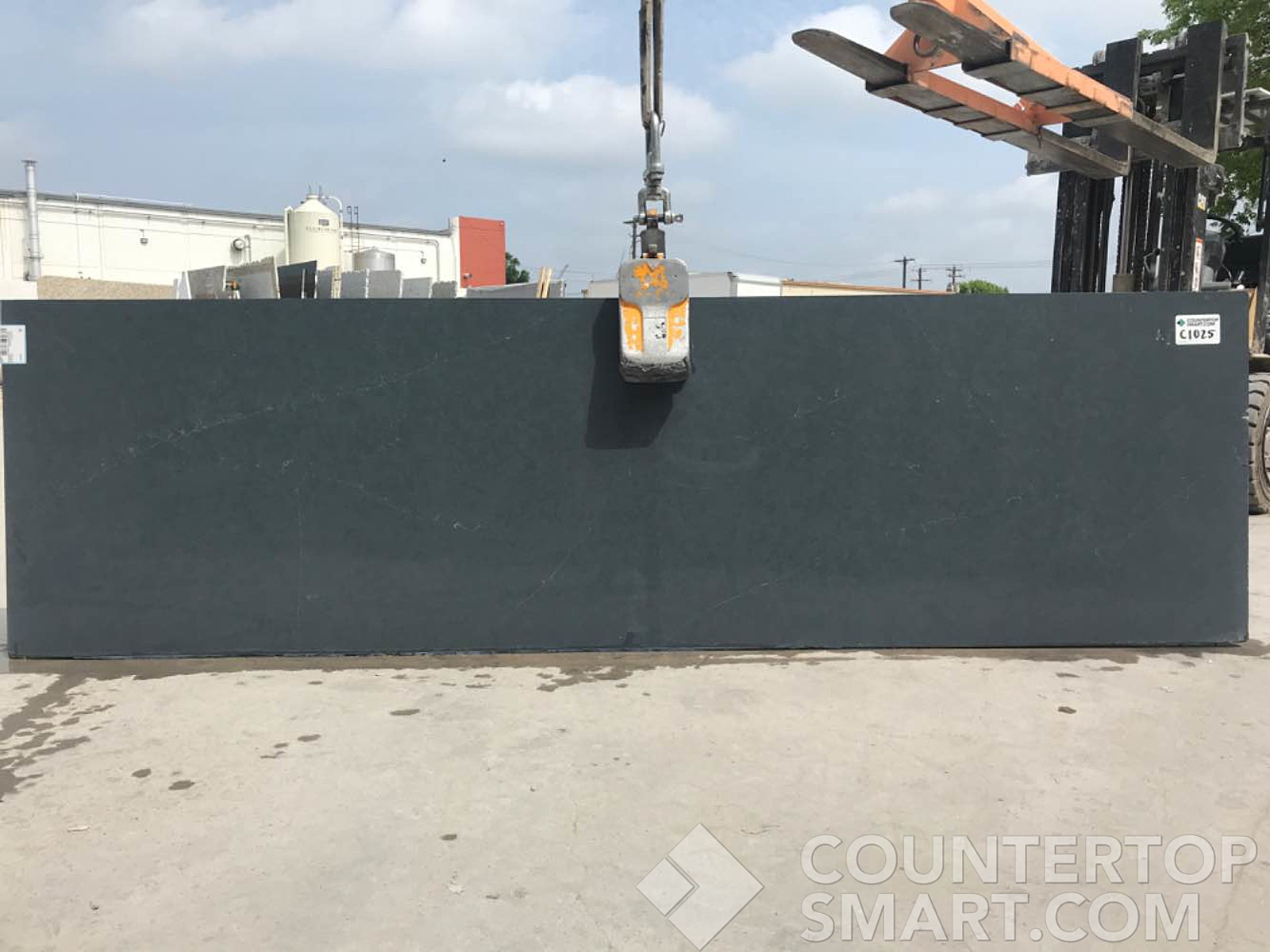 Full image of Silestone Charcoal Soapstone Quartz countertop slab
