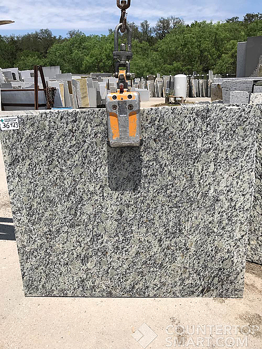 Full image of Kashmir White Granite countertop slab