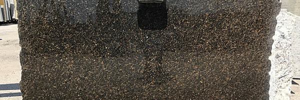 Full image of Ubatuba Black Granite countertop slab