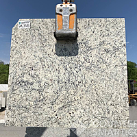 Full image of Dallas White Granite countertop slab