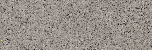 Closeup image of Viatera Lunar Ice Quartz countertop slab