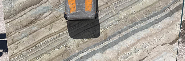 Full image of Obsolete Remnants Marble countertop slab