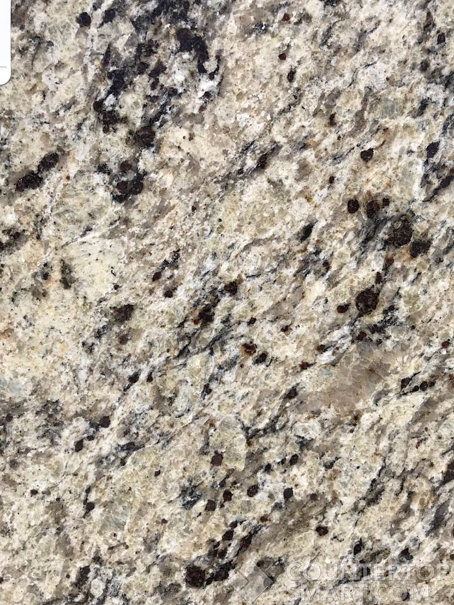 Closeup image of Santa Cecilia Brown Granite countertop slab