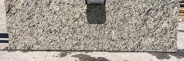 Full image of Santa Cecilia Brown Granite countertop slab