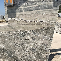 Full image of Monte Cristo Grey Granite countertop slab