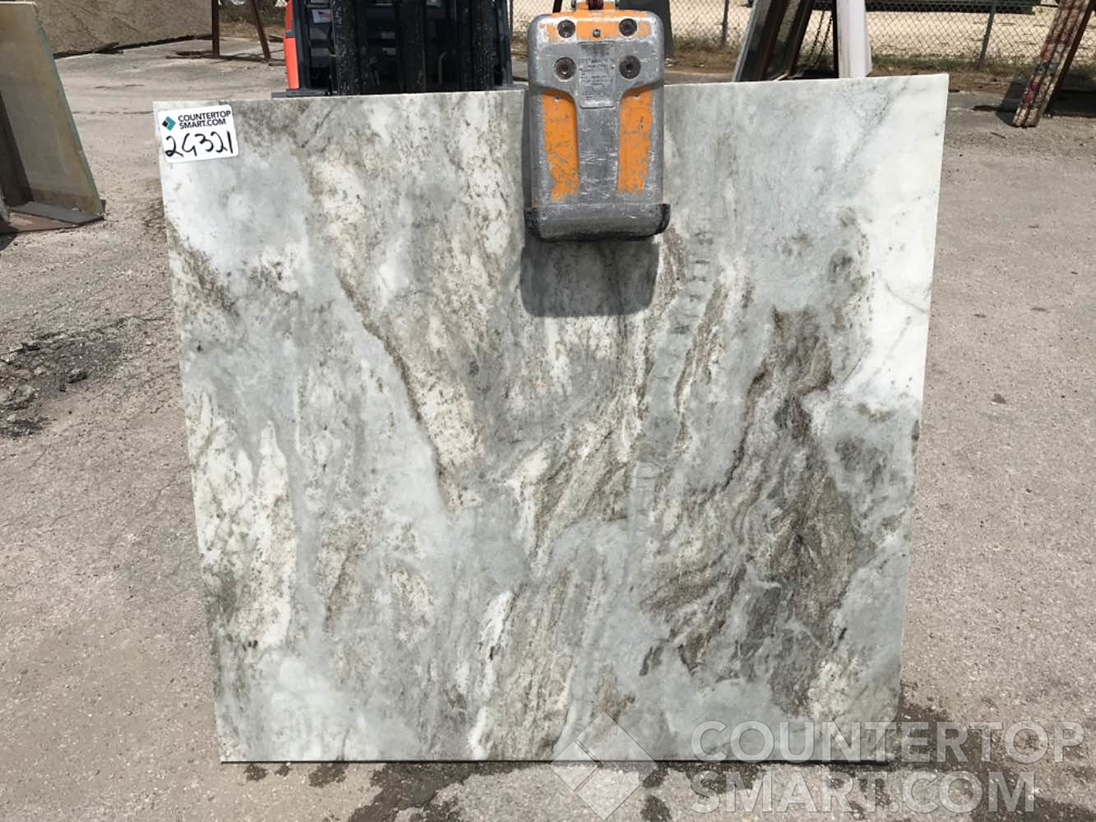 Full image of Fantasy Brown Granite countertop slab