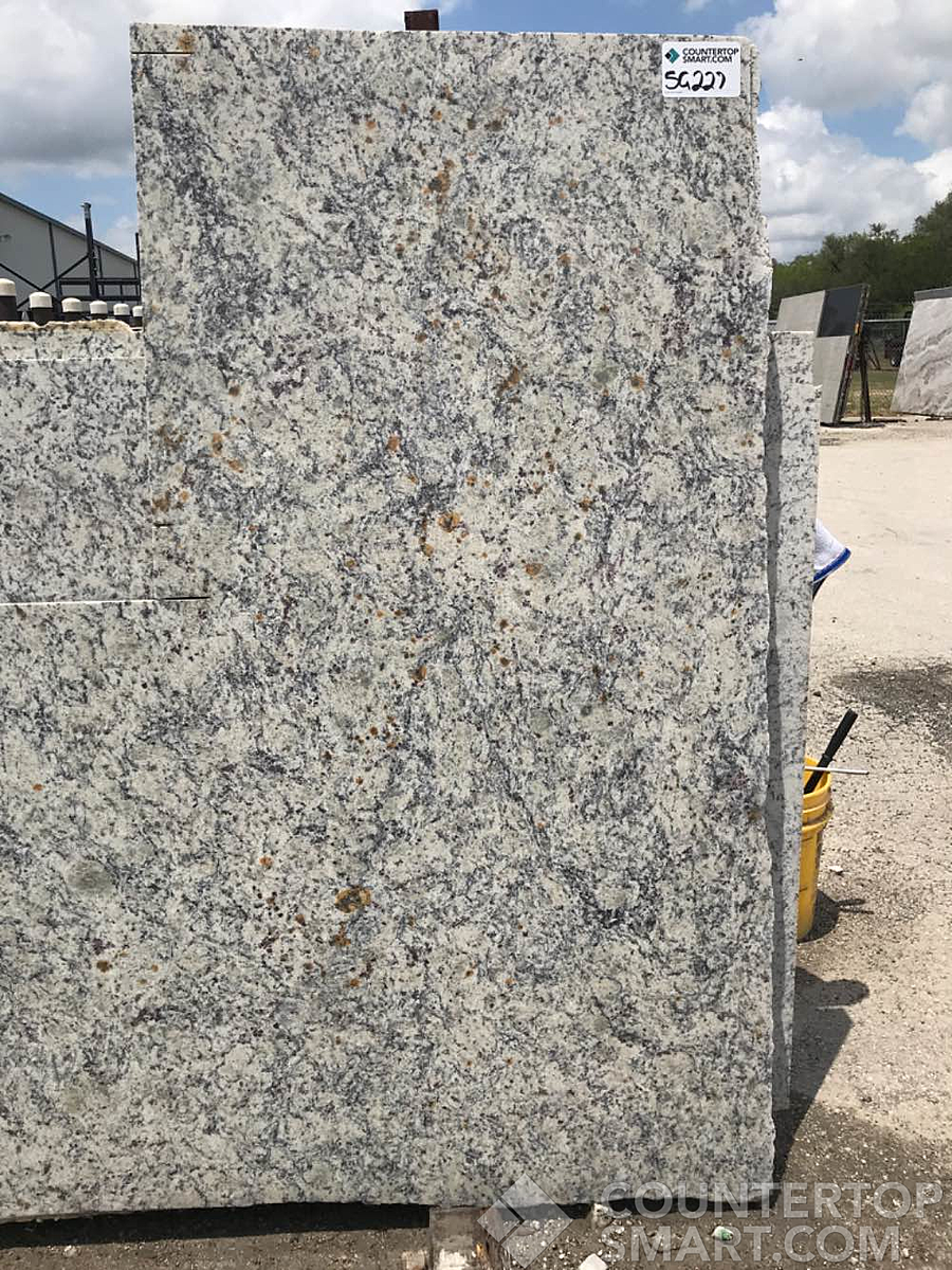 Full image of Giallo Fiesta Grey Granite countertop slab