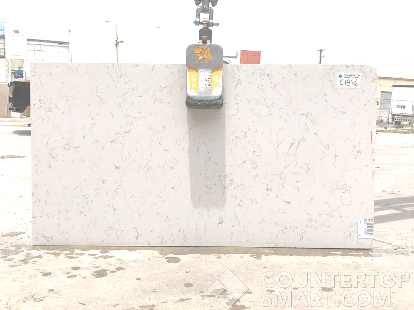 Full image of Silestone Lyra Quartz countertop slab