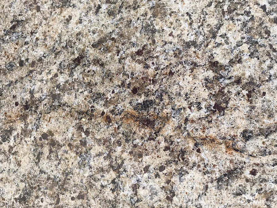 Closeup image of Giallo Ornamentale Granite countertop slab