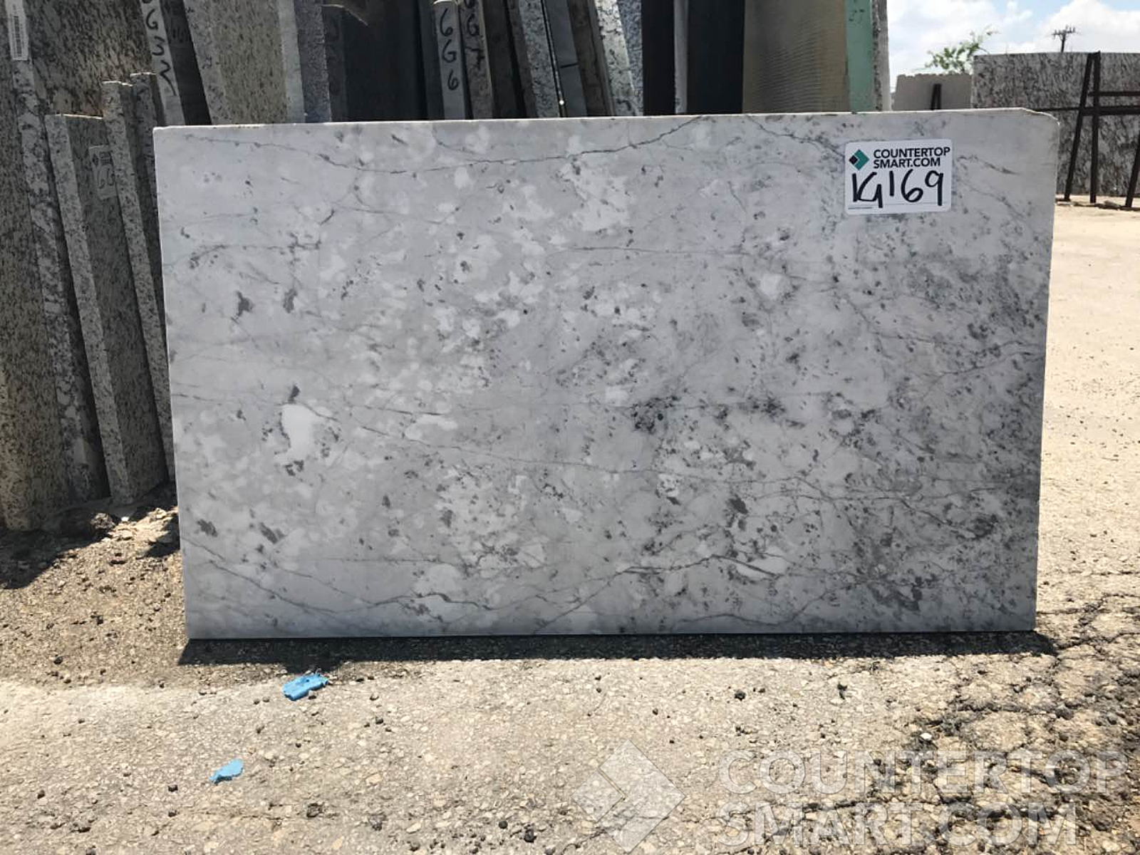 Full image of Bianco Carrara Marble countertop slab