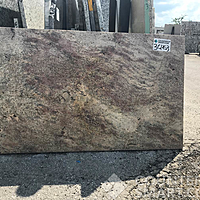 Full image of Typhoon Bordeaux Brown Granite countertop slab