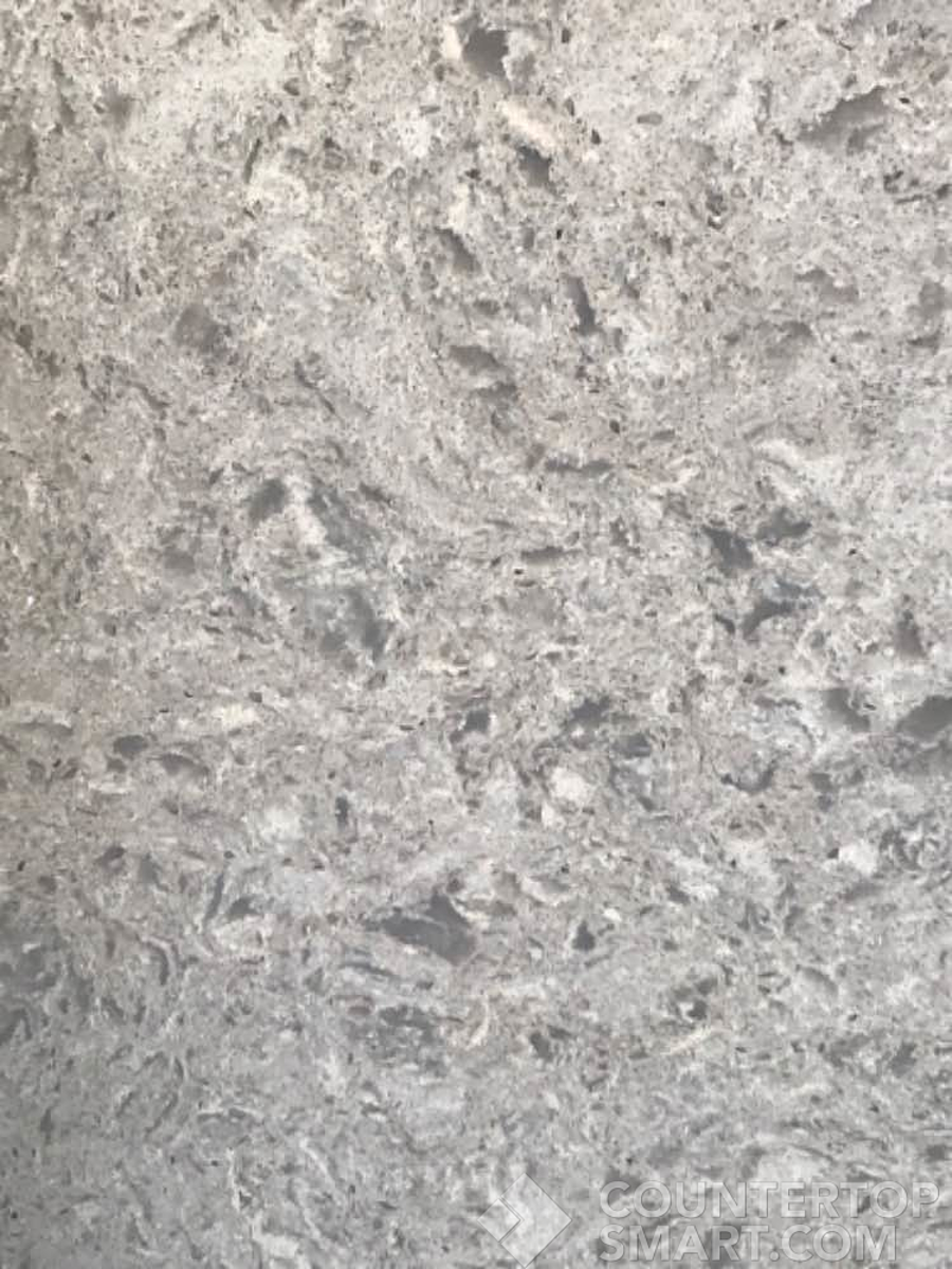 Closeup image of Cambria Darlington Quartz countertop slab