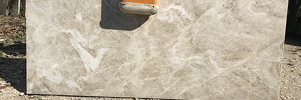 Full image of Taj Mahal Grey Quartzite countertop slab