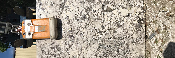 Full image of Bianco Antico Grey Granite countertop slab