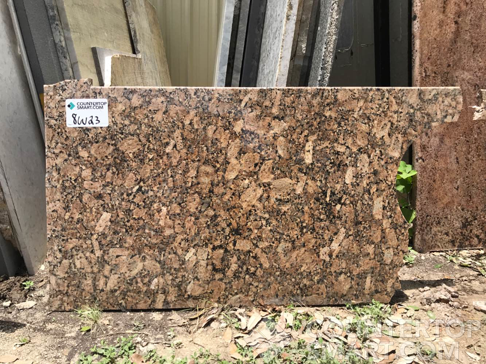 Full image of Giallo Fiorito Granite countertop slab