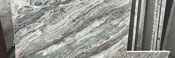 Full image of Fantasy Brown Granite countertop slab