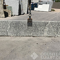 Full image of Moon White Grey Granite countertop slab