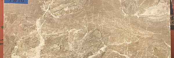 Full image of Daino Reale Brown Marble countertop slab