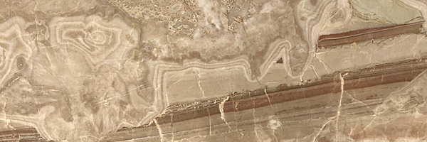 Closeup image of Daino Reale Brown Marble countertop slab