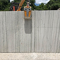 Full image of White Macaubas Quartzite countertop slab