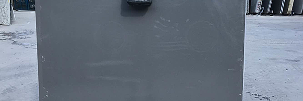 Full image of Silestone Grey Expo Quartz countertop slab