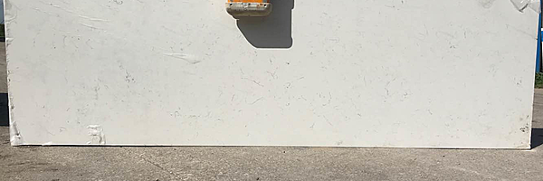 Full image of Q Quartz Carrara Marmi White Quartz countertop slab