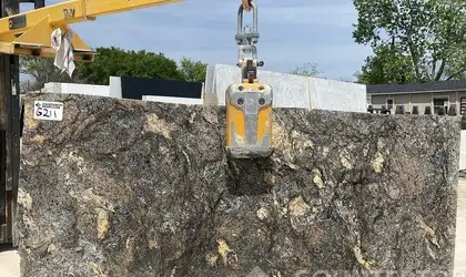 Full image of Starry Night Granite countertop slab