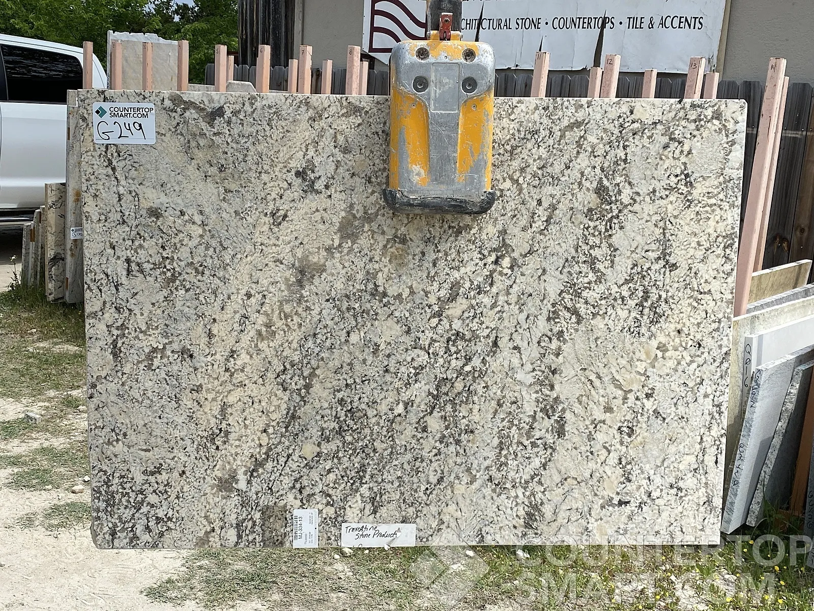 Full image of Picasso Granite countertop slab