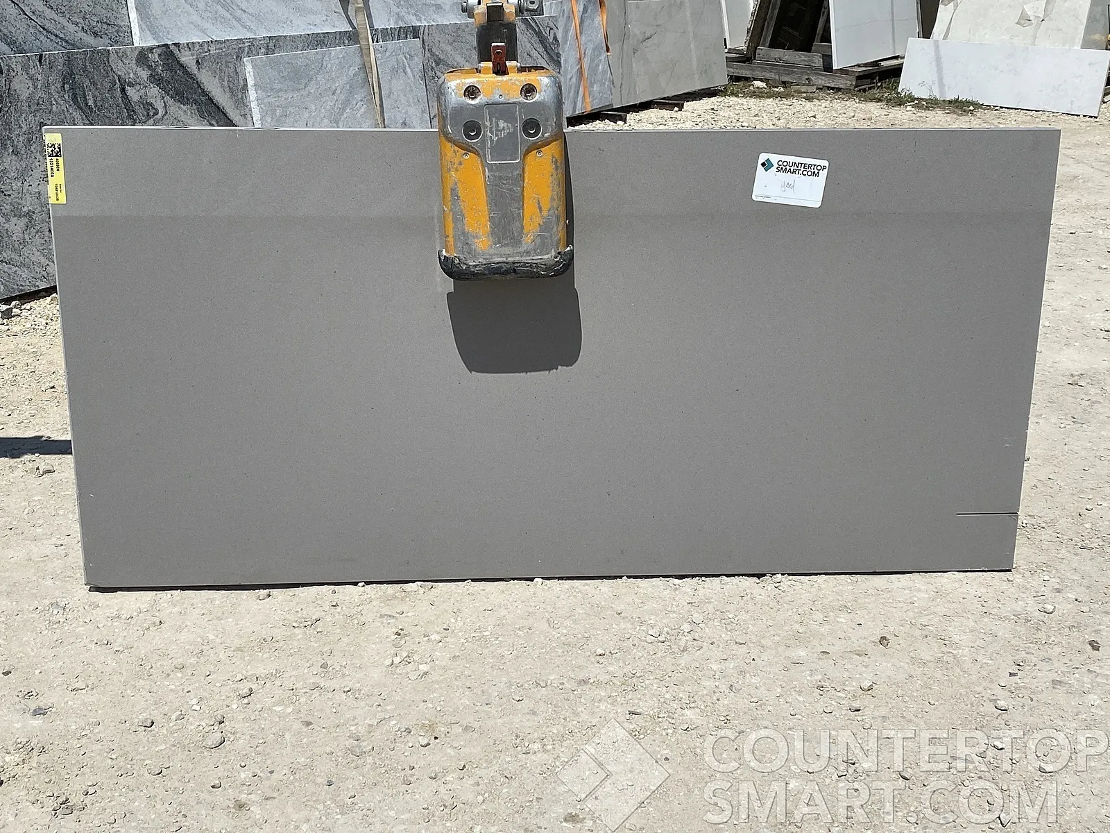 Full image of Caesarstone Sleek Concrete Quartz countertop slab