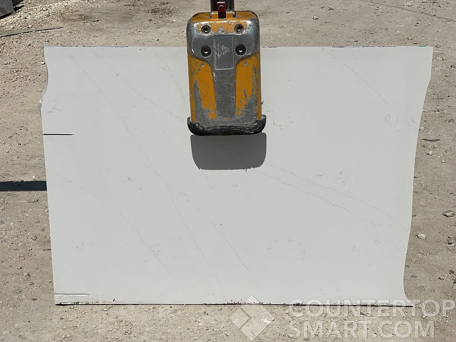 Full image of Silestone Eternal Statuario White Quartz countertop slab