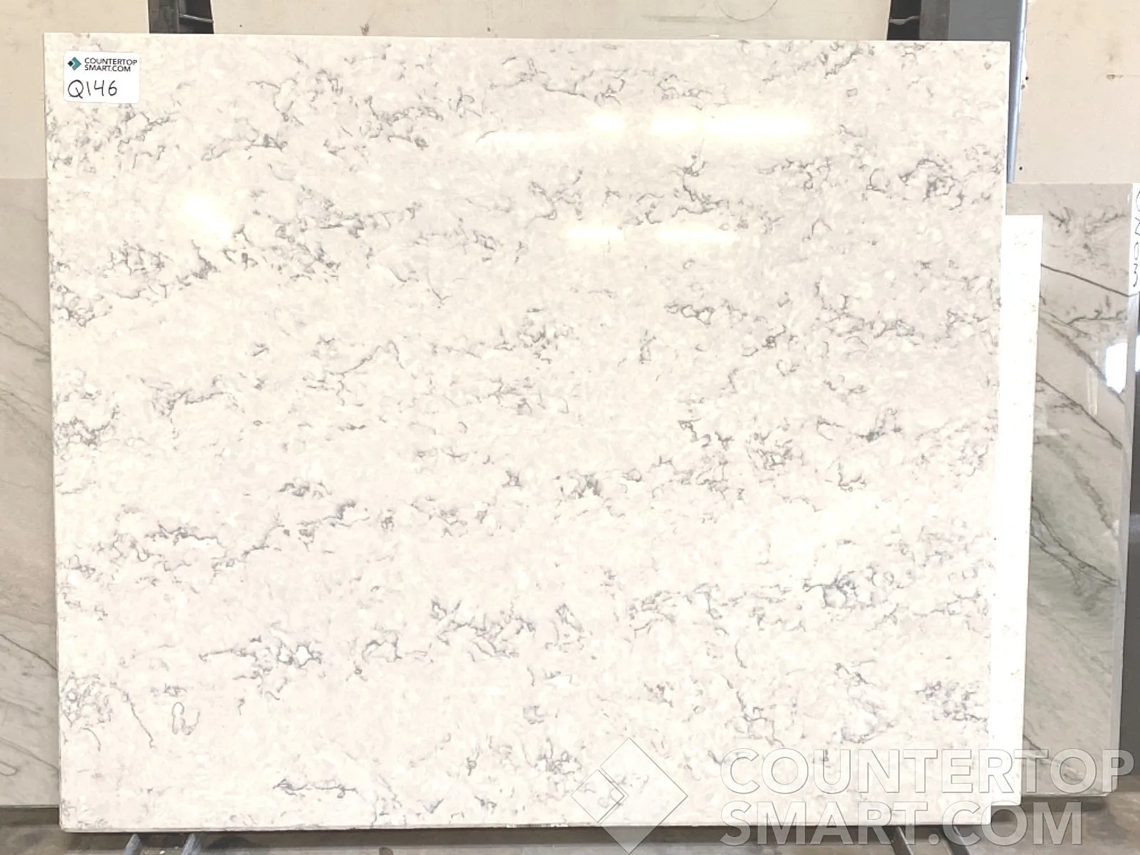 Full image of Belenco Teos Quartz countertop slab