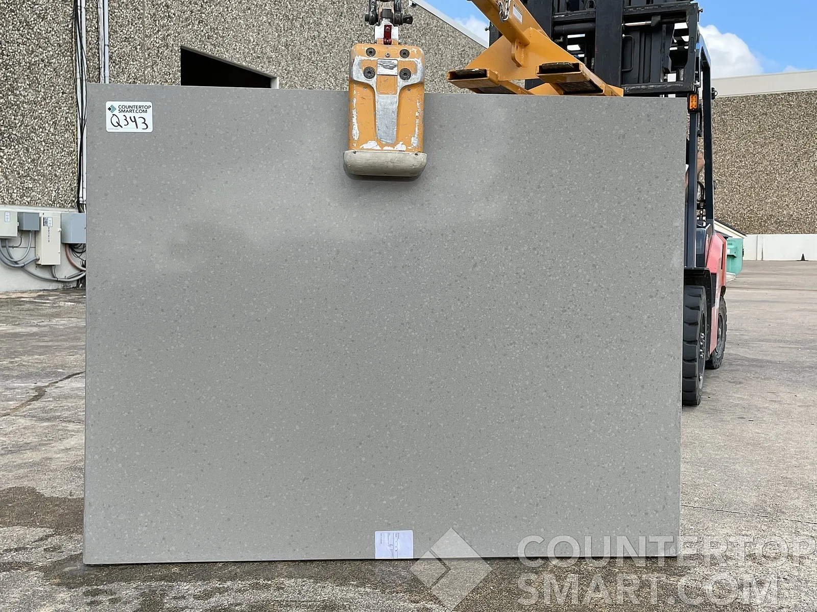 Full image of Q Quartz Concerto Quartz countertop slab
