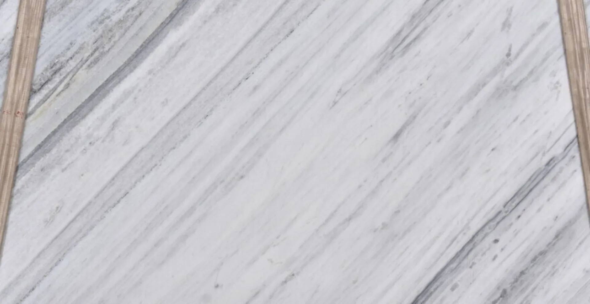 Closeup image of Brazilian Carrara 1st Choice White Marble countertop slab