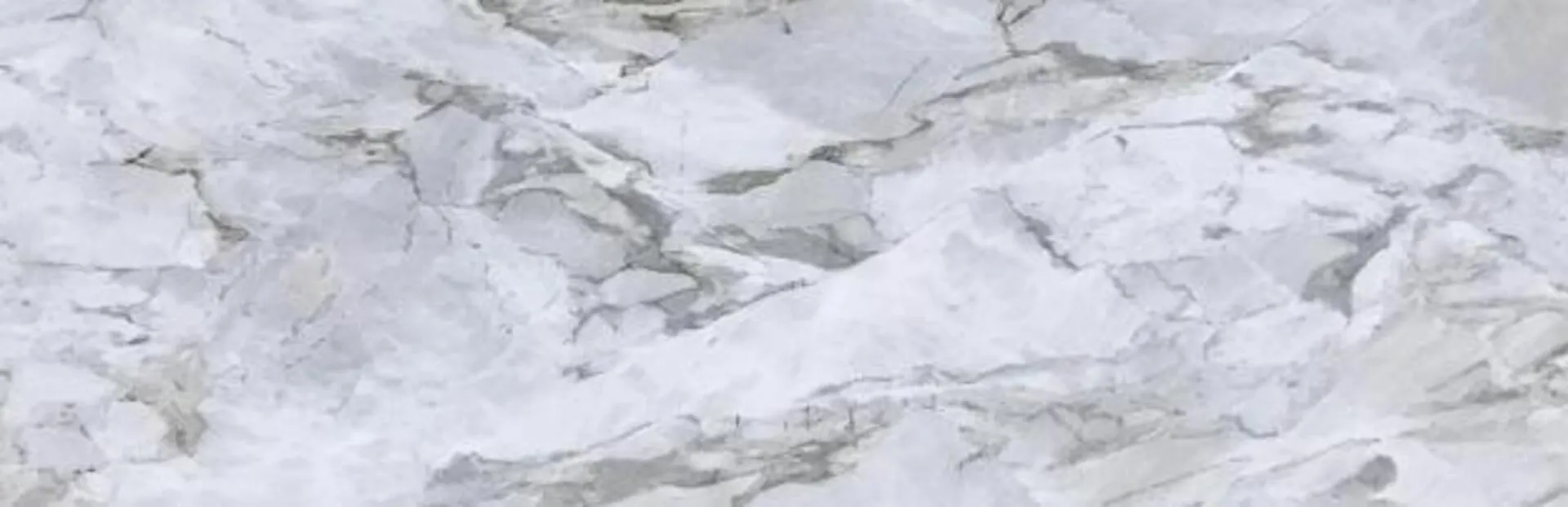 Closeup image of Calacatta Avalon 1st Choice White Marble countertop slab