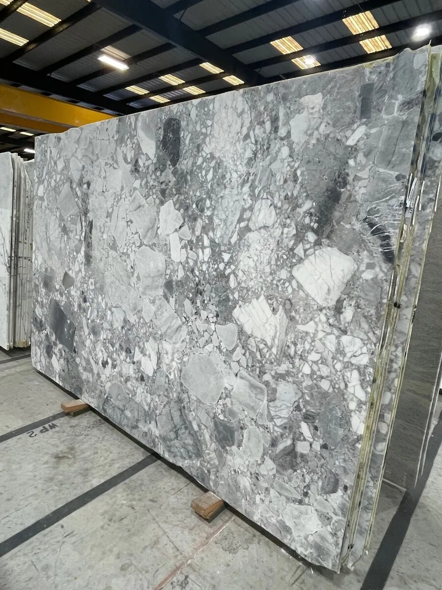 Image of Ceppo Grey Grey Marble countertop slab