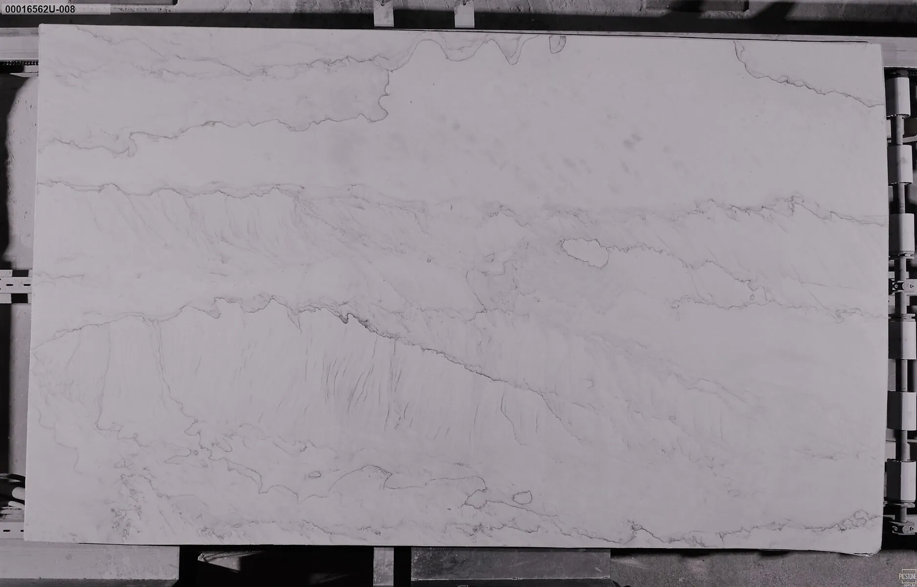 Image of Clair De Lune White Quartzite countertop slab