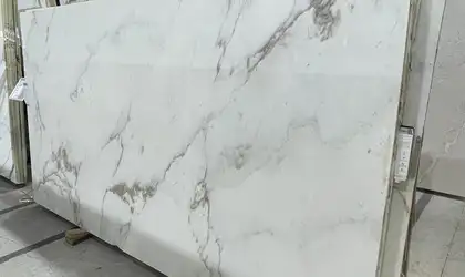 Image of Cremo Delicato Extra White Marble countertop slab