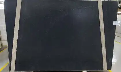Image of Ebony (Negresco) Black Granite countertop slab