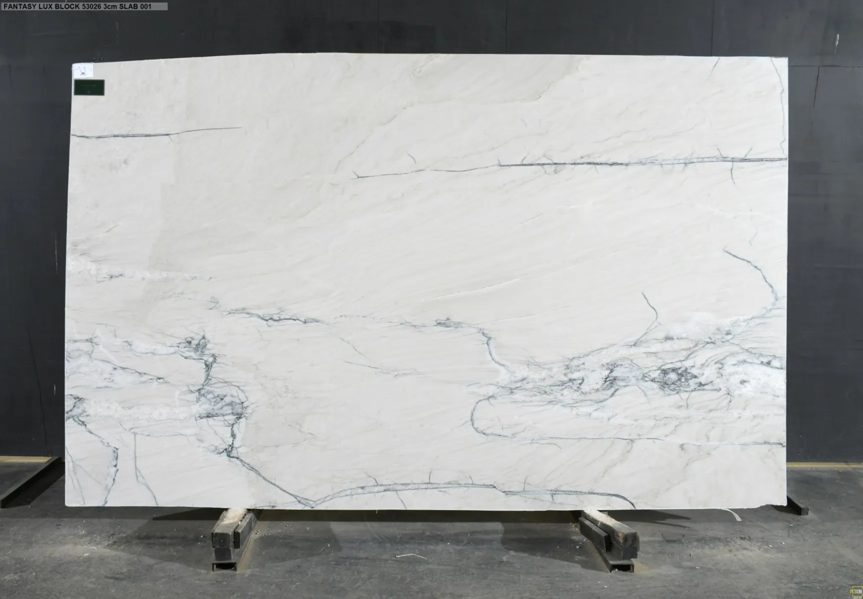 Image of Fantasy Lux Quartzite 1st Choice White Quartzite countertop slab