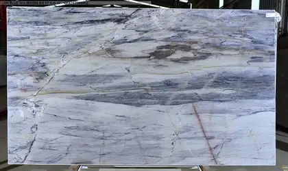 Image of Ijen Blue 1st Choice Grey Quartzite countertop slab