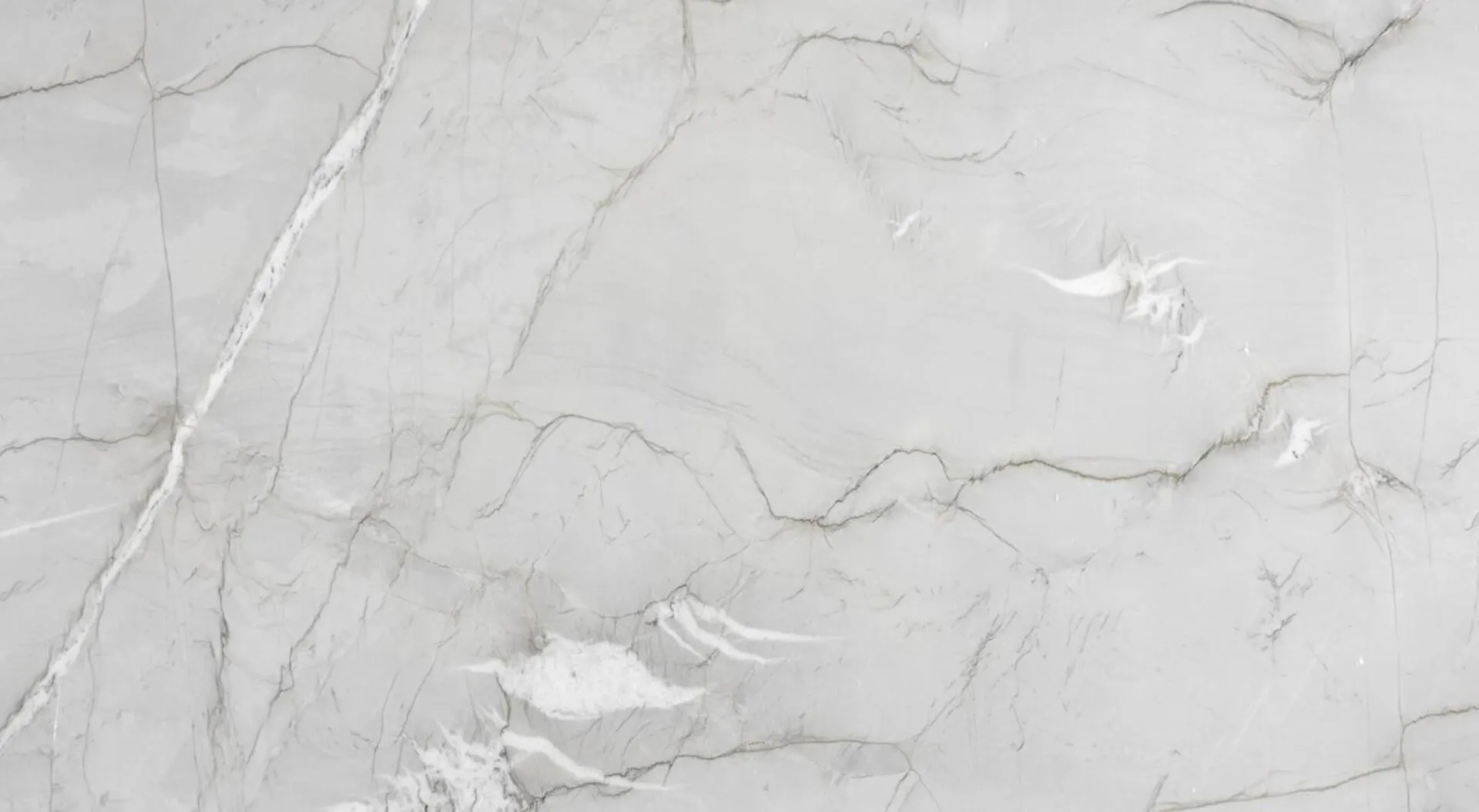 Closeup image of Luce Di Luna Classico Grey Quartzite countertop slab