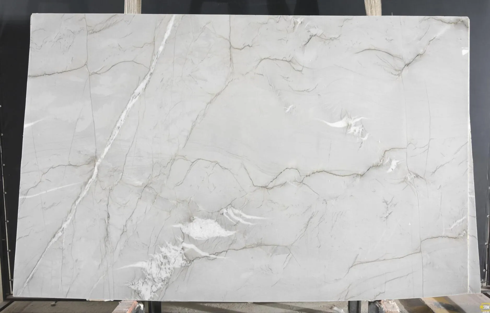 Image of Luce Di Luna Classico Grey Quartzite countertop slab