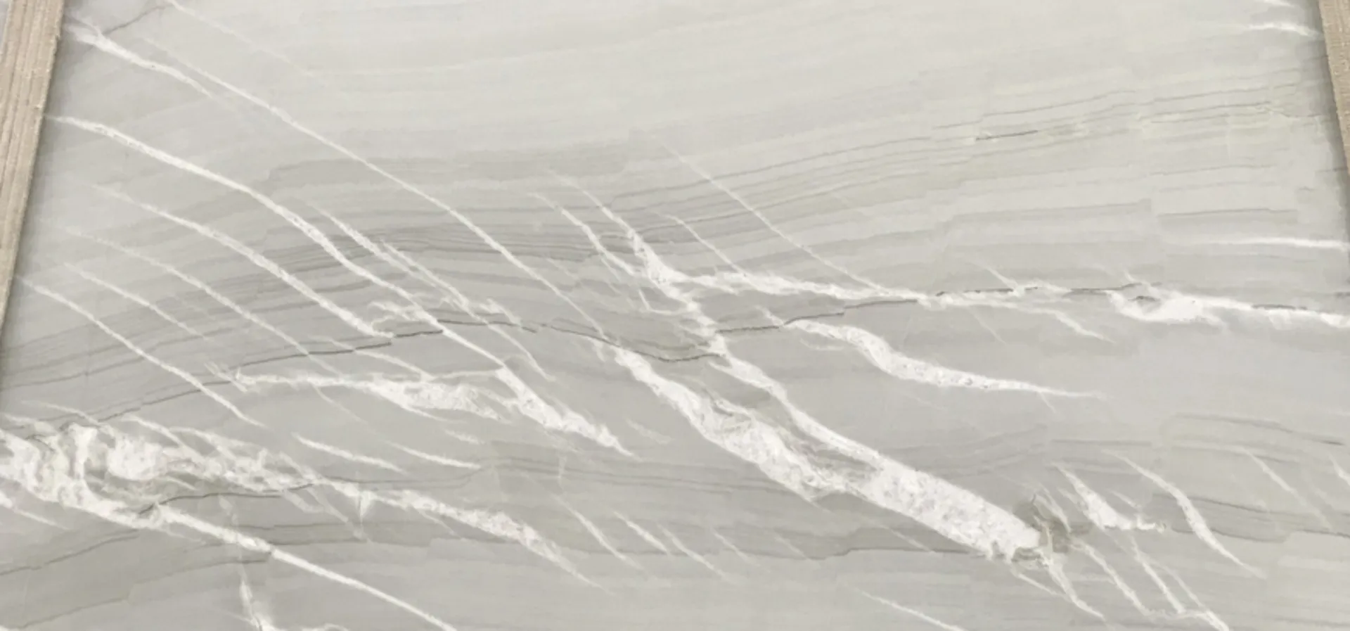 Closeup image of Monaco Quartzite Grey Quartzite countertop slab