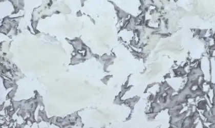 Closeup image of Oyster White 1st Choice Cream Marble countertop slab