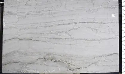 Image of Platino Light Quartzite Grey Quartzite countertop slab