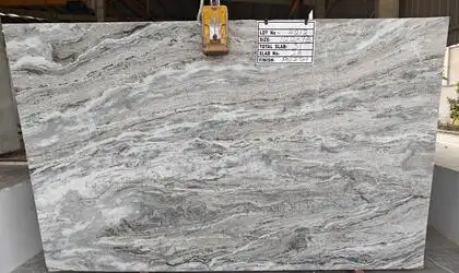 Image of Sequoia (Brown Fantasy) Grey Marble countertop slab