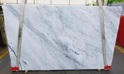 Image of Shadow Storm 1st Choice White Marble countertop slab