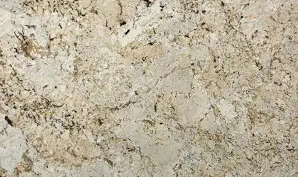 Closeup image of Snow Fall 1st Choice Beige Granite countertop slab
