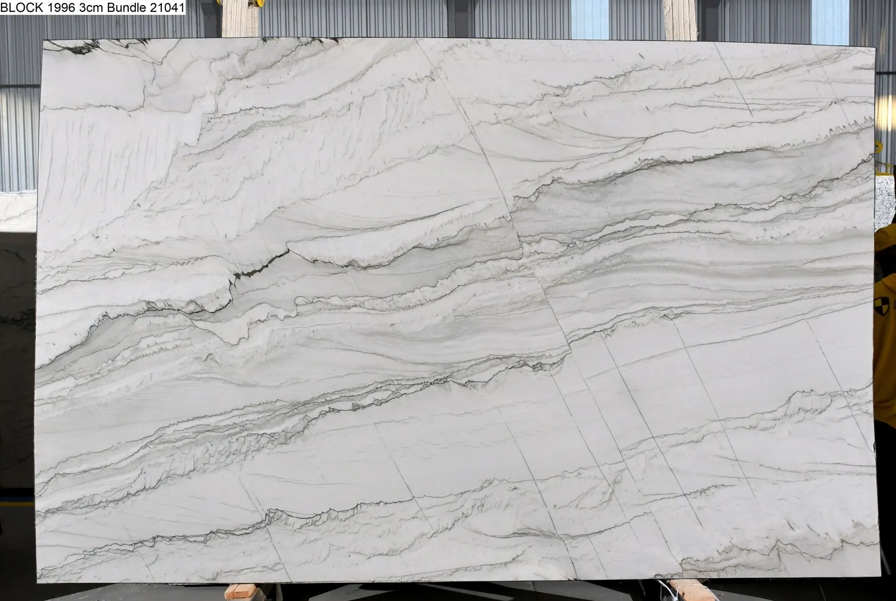 Image of Statuario Quartzite White Quartzite countertop slab
