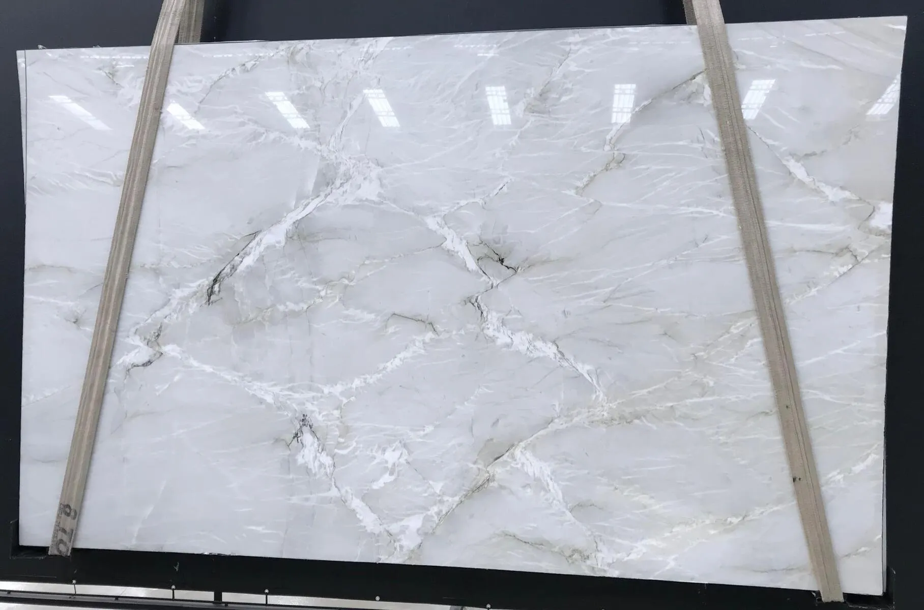 Image of Swan Quartzite White Quartzite countertop slab